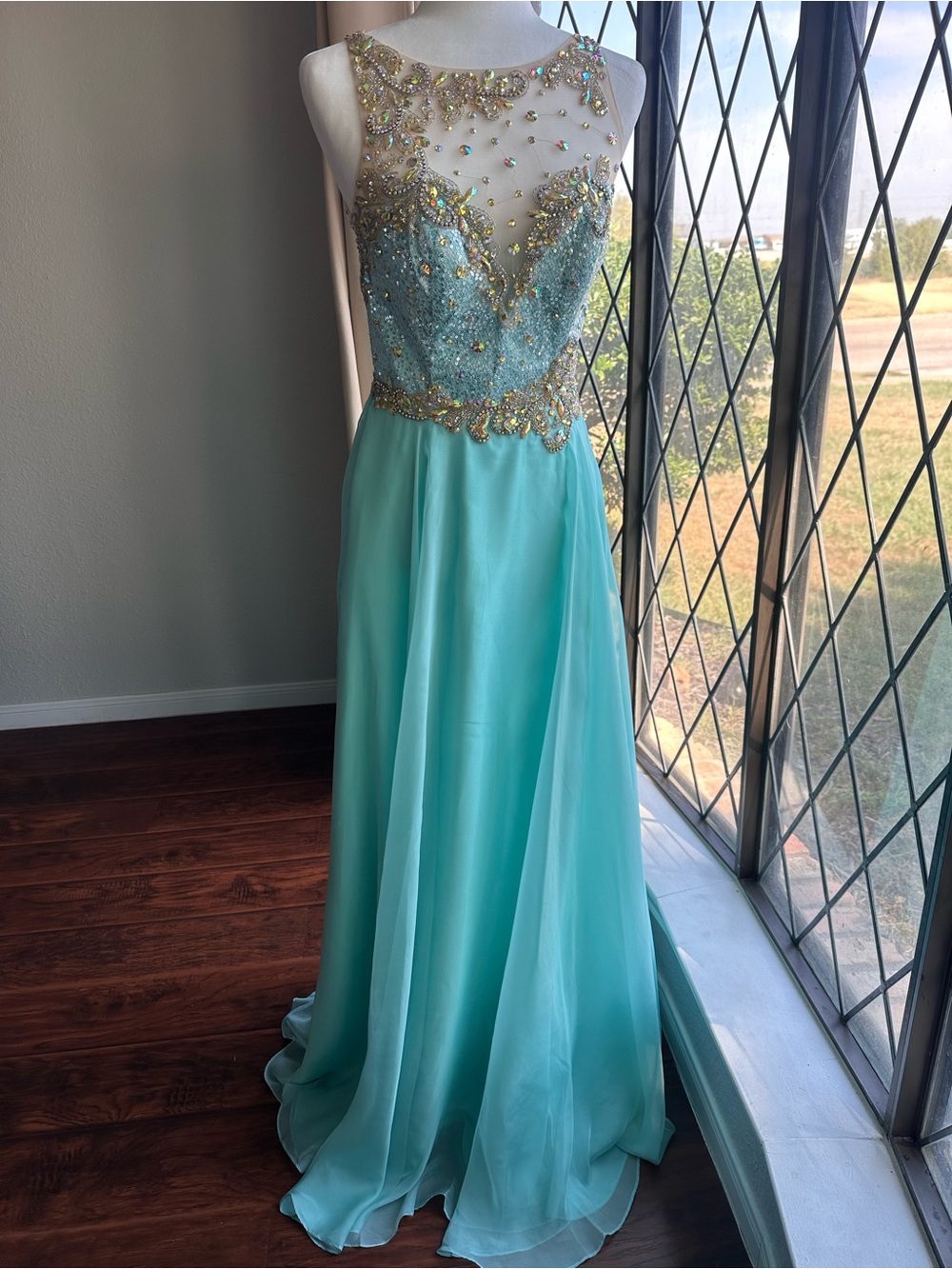 Cinderella Embellished Formal Gown – Size 4 ✨